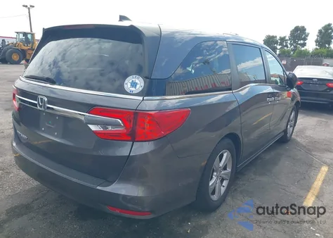 2019 Honda Odyssey Ex-L from USA, damaged, VIN 5FNRL6H7XKB013314